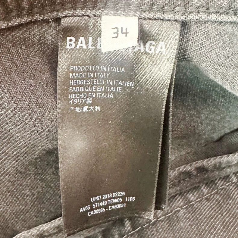 Balenciaga Balenciaga size 34 Black back sparkly denim jacket 2502-Nex Size US M / EU 48-50 / 2 - 4 Thumbnail