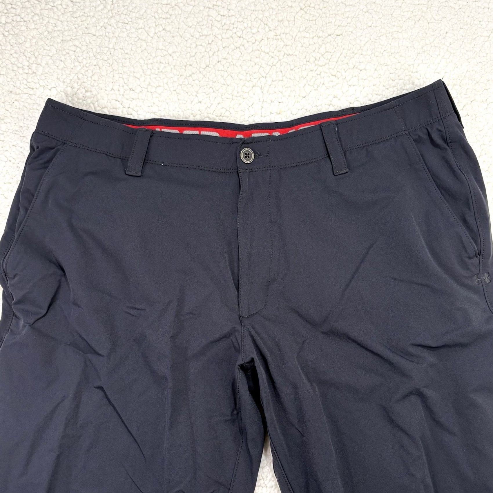 Under Armour Under Armour Mens Black Chino Golf Performance Stretch Straight Pants Size 40x32 Size US 40 / EU 56 - 5 Thumbnail