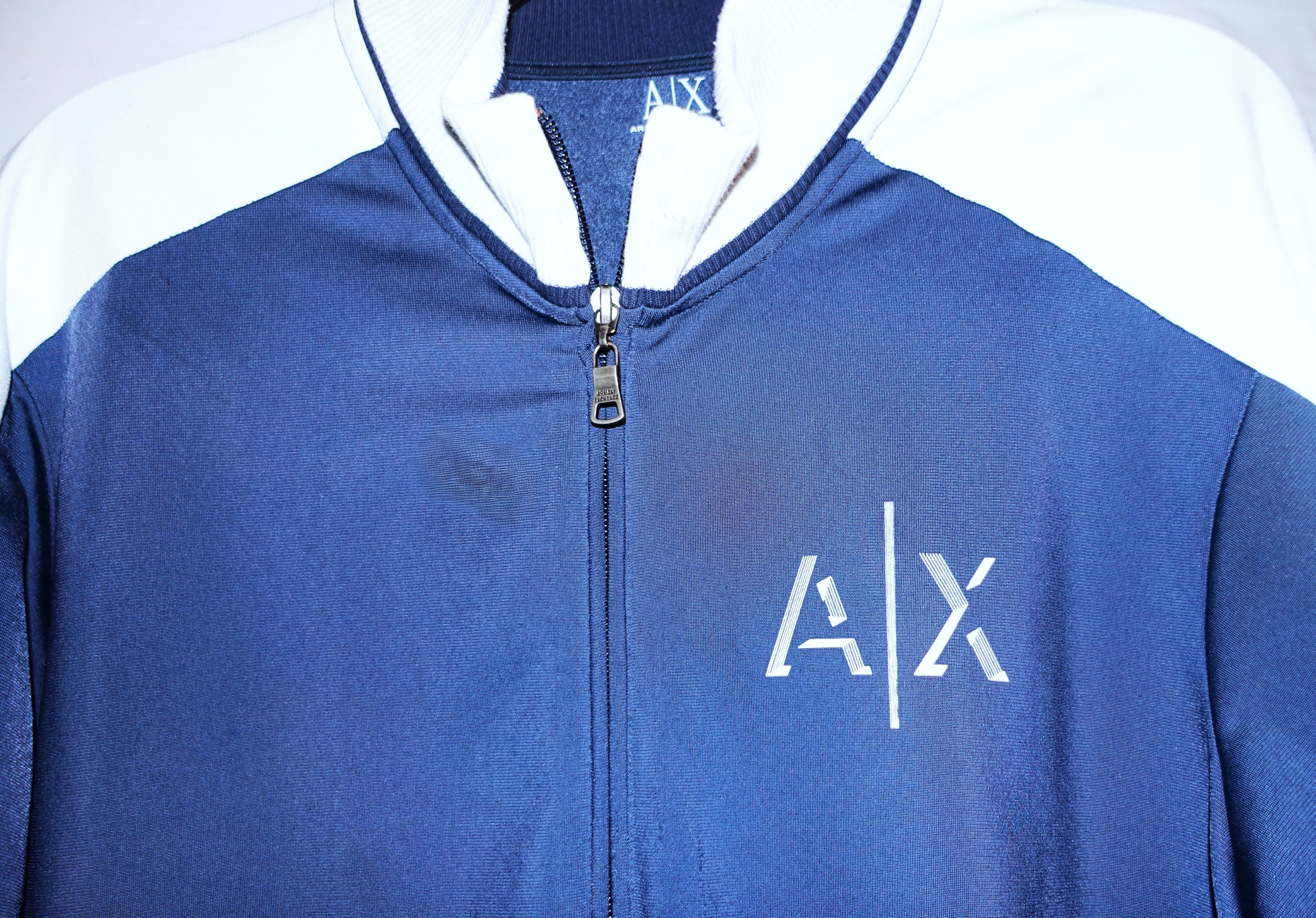 Armani Exchange Armani Exchange Navy Blue White Jacket L Size US L / EU 52-54 / 3 - 2 Thumbnail