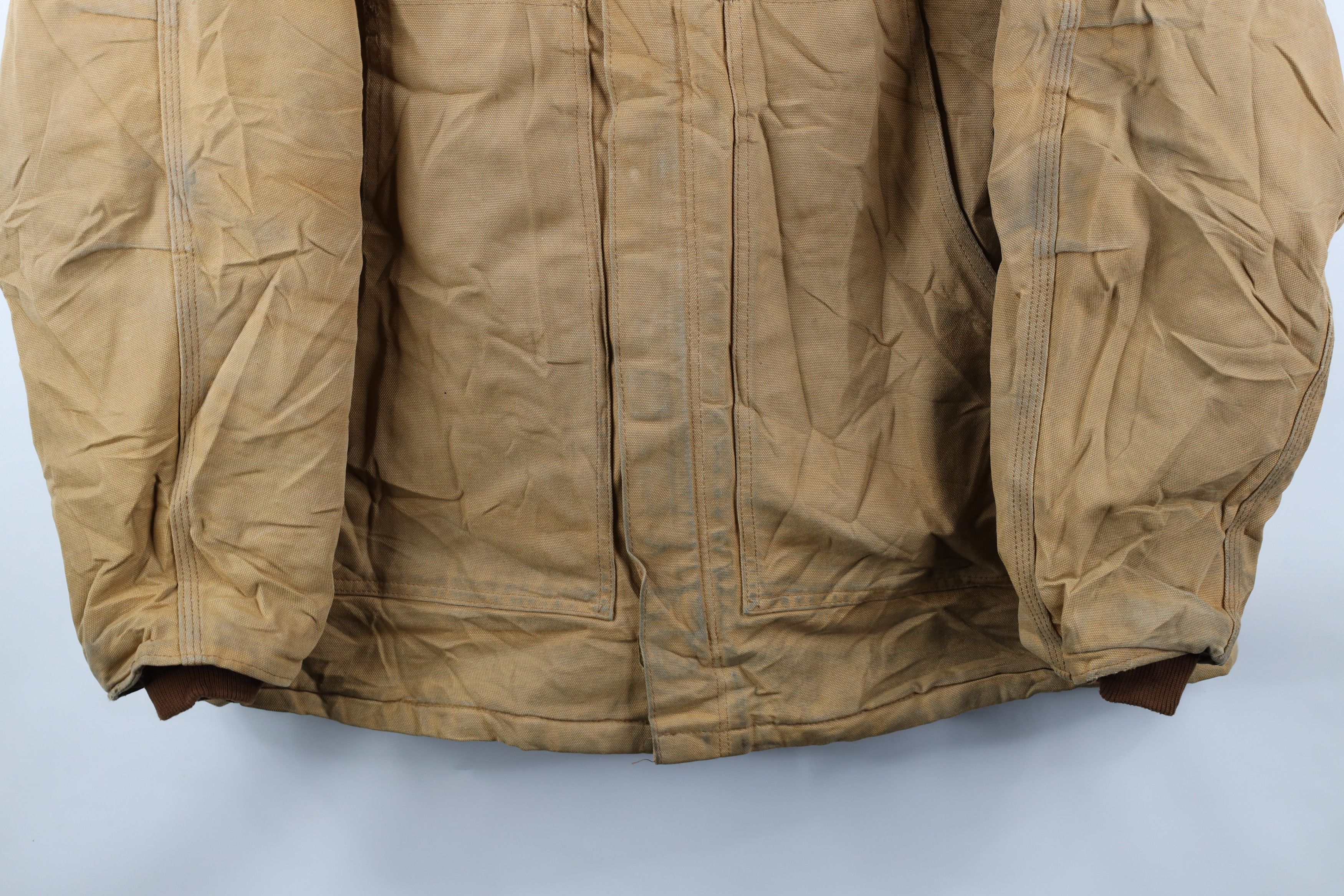 Carhartt Vintage 90s Carhartt Quilted Canvas Chore Barn Jacket Size US XXL / EU 58 / 5 - 4 Thumbnail