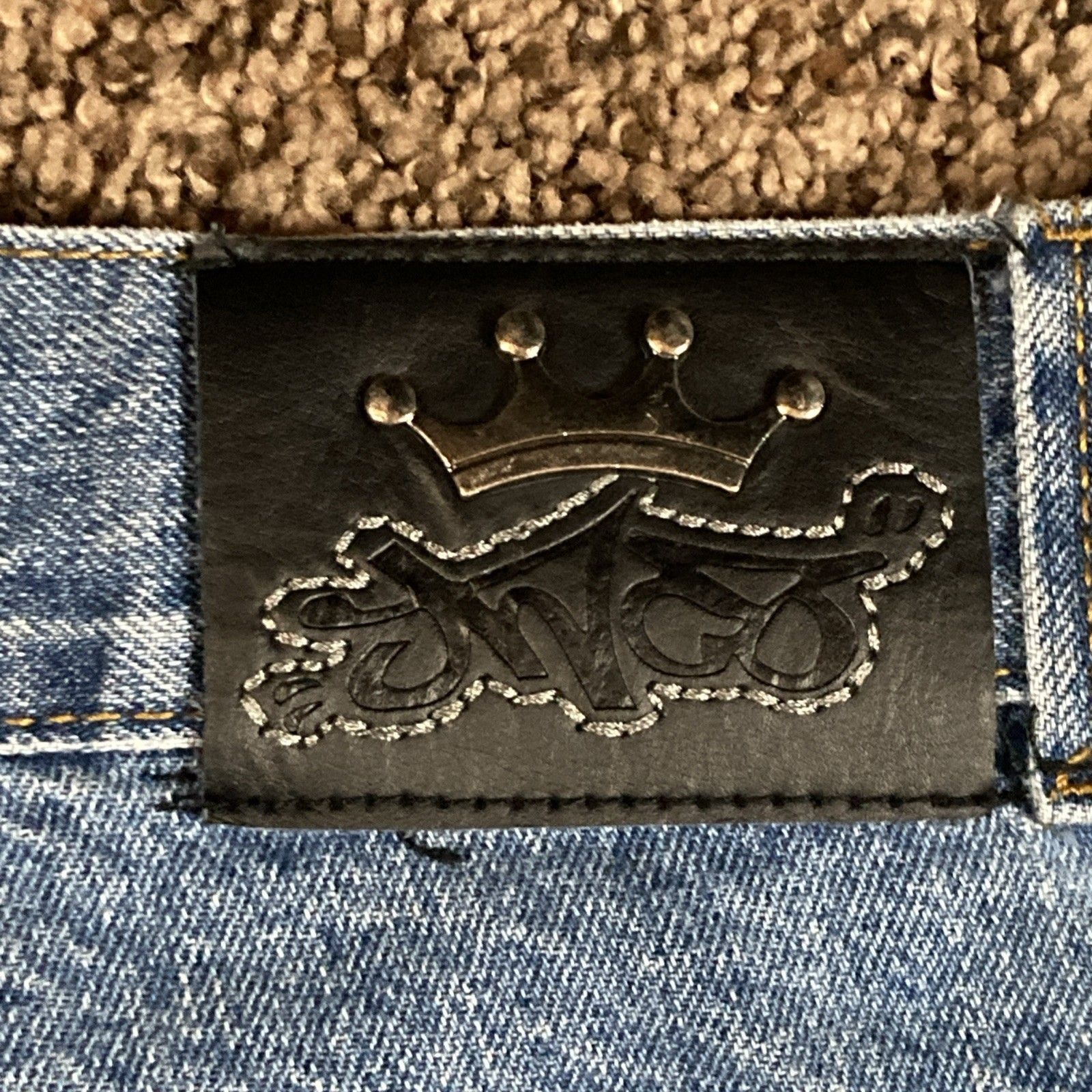 JNCO JNCO 85 "Anti Gov" Y2k Grunge Skater Denim Jeans Mens sz 30 Size US 30 / EU 46 - 5 Thumbnail