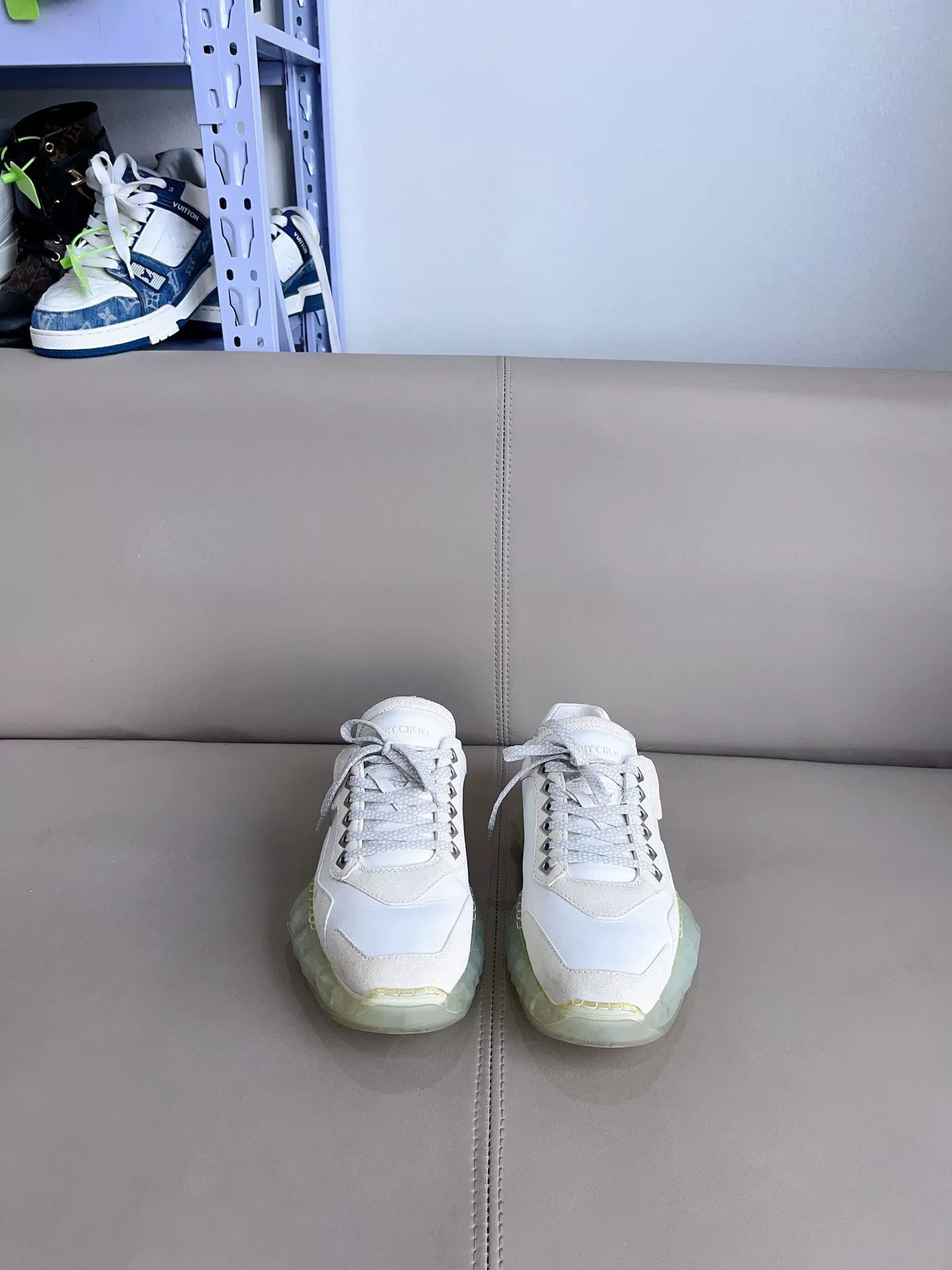 Jimmy Choo Jimmy Choo Men's Crystal Shoes Size US 8 / EU 41 - 1 Thumbnail