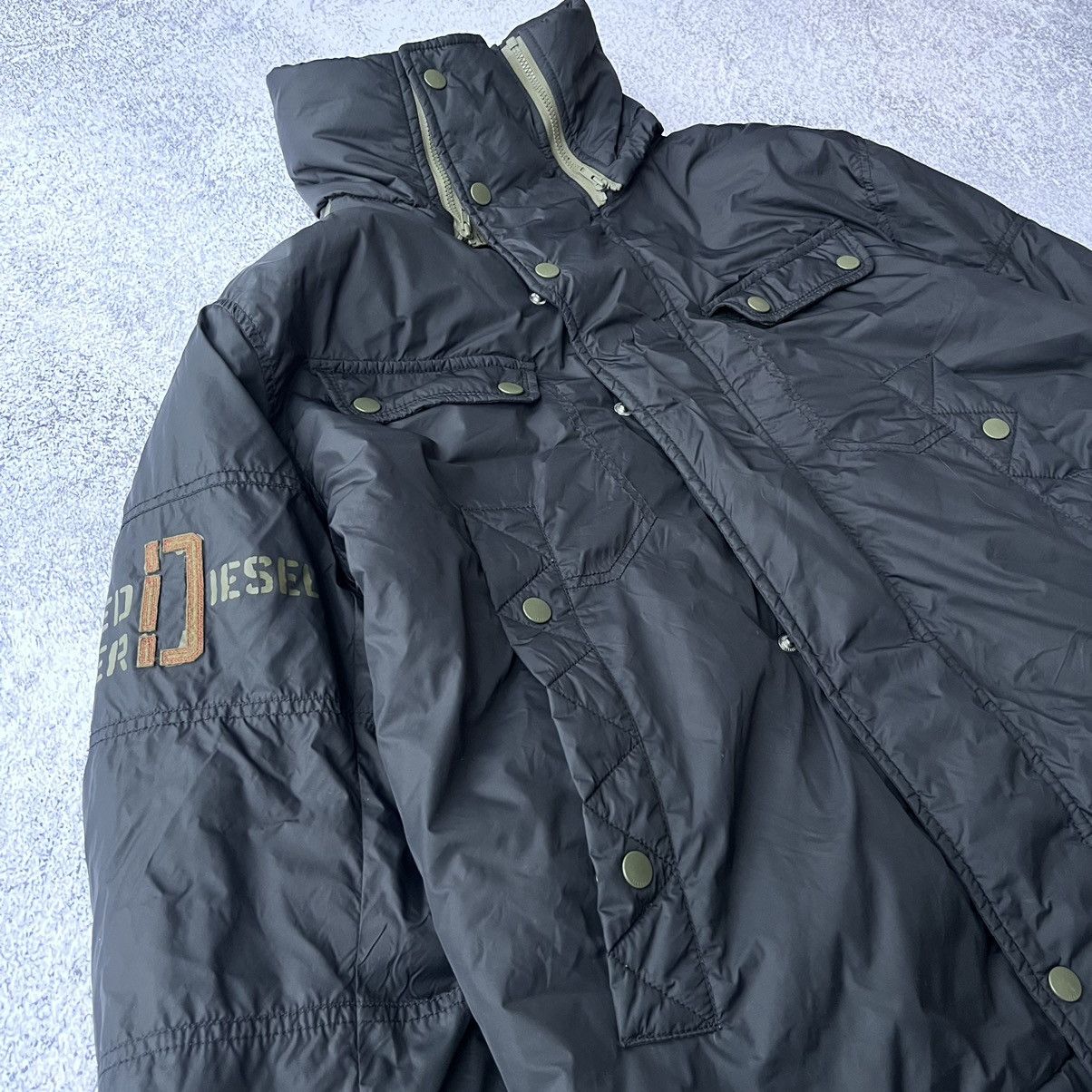 Designer × Diesel Diesel nylon jacket sreatwear vintage Size US XL / EU 56 / 4 - 2 Thumbnail