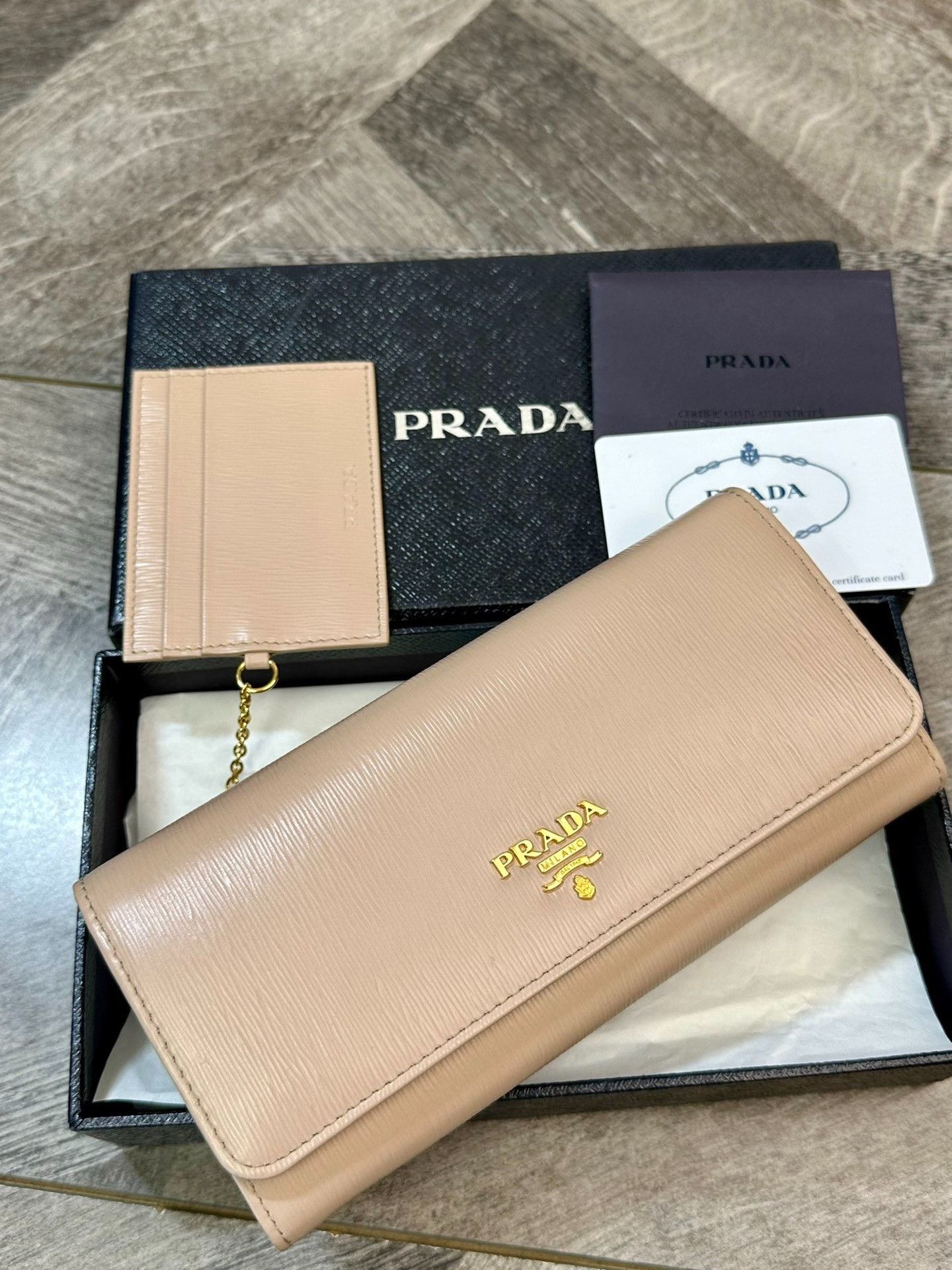 Prada Prada Long Snap Wallet Clutch Set Size ONE SIZE - 1 Thumbnail