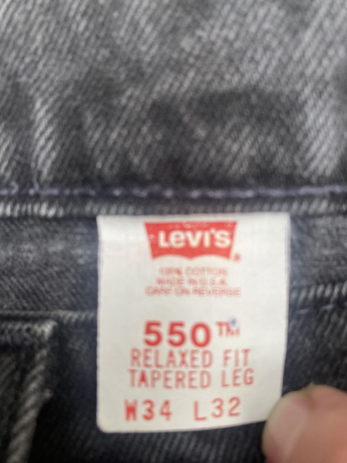 Levi's × Vintage Orange tab black Levi’s Size US 32 / EU 48 - 2 Thumbnail