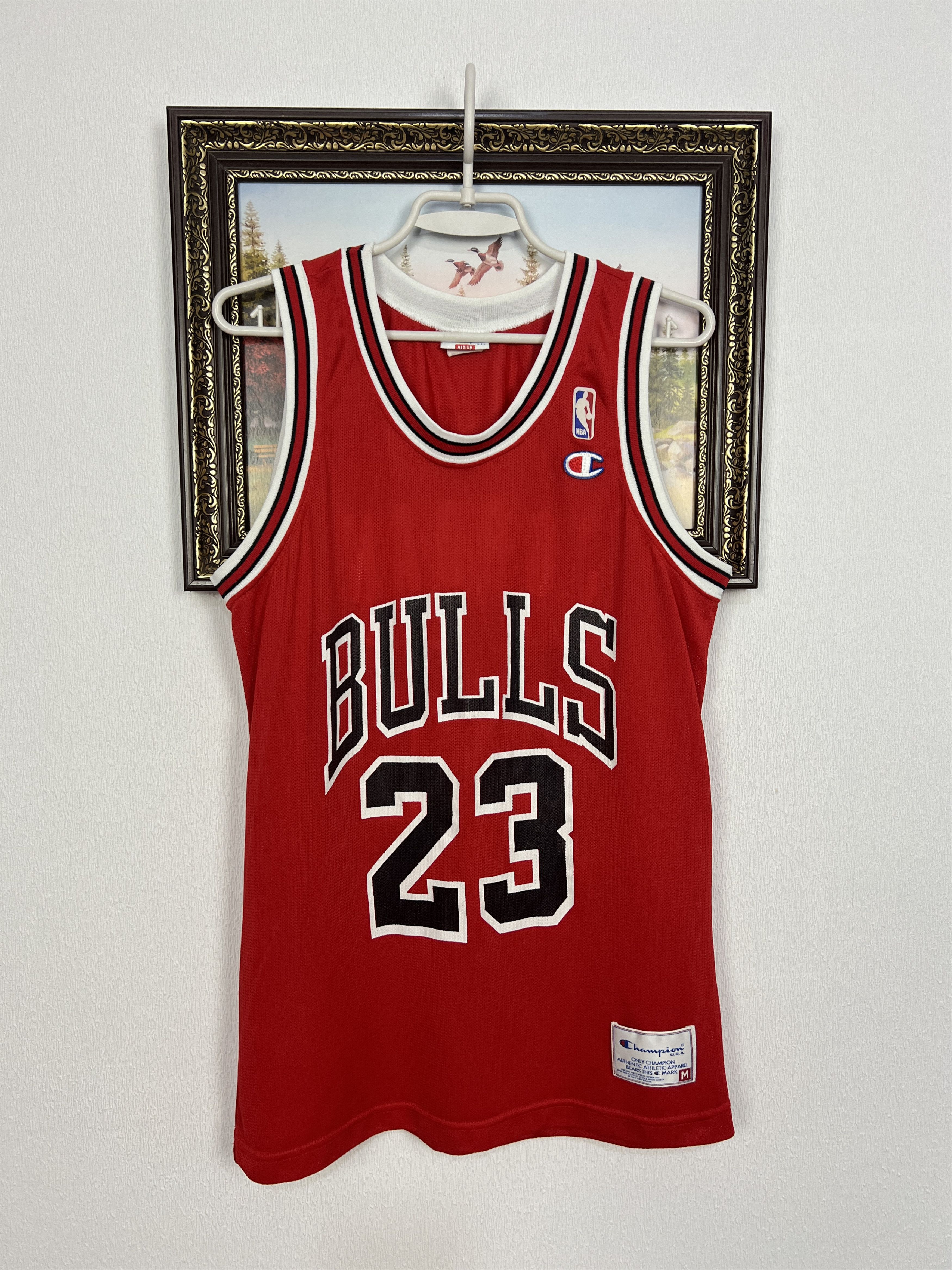 Champion Vintage 90's Champion Chicago Bulls Jordan Jersey Shirt NBA Size US M / EU 48-50 / 2 - 1 Thumbnail