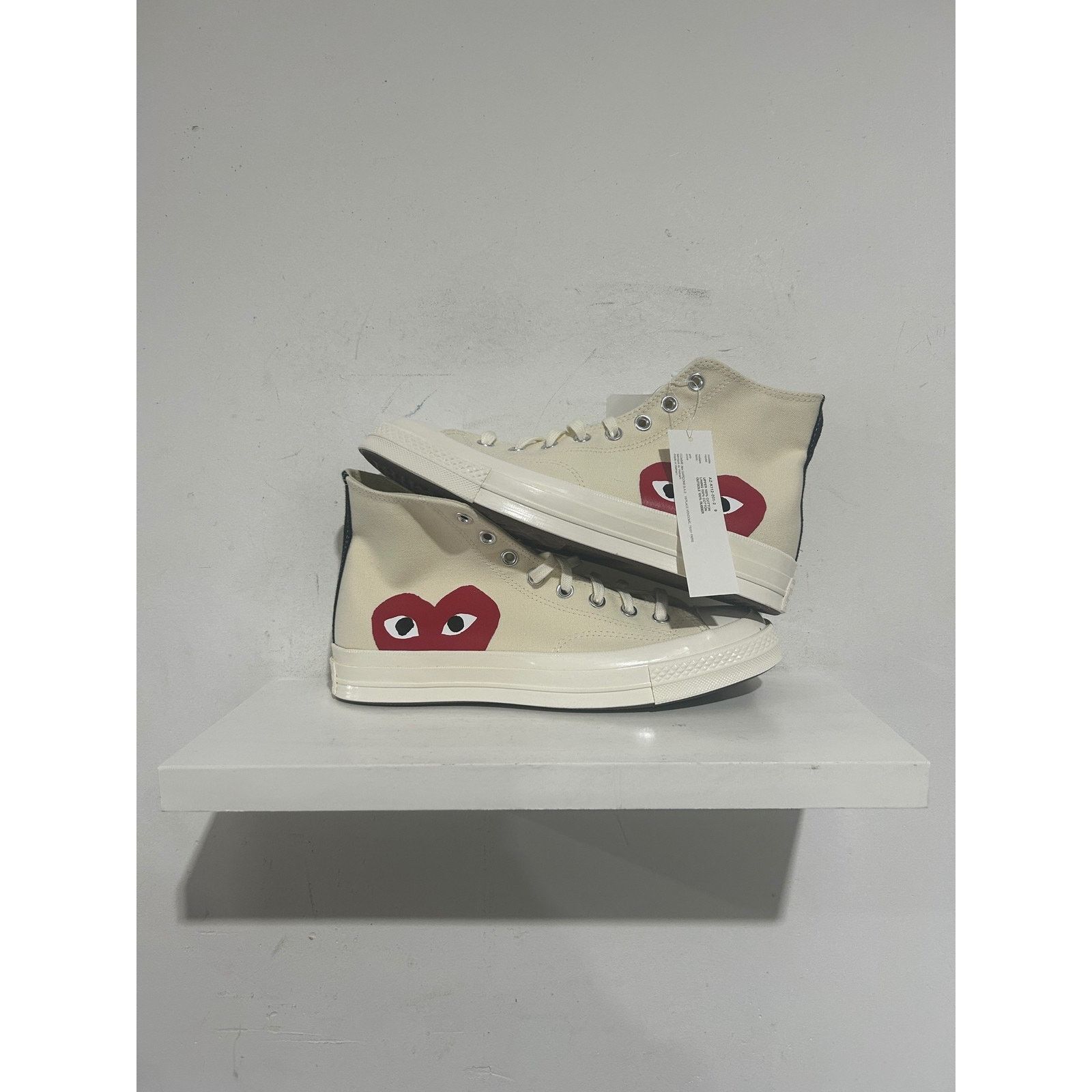Converse Chuck Taylor All-Star 70 Hi “ Comme des Garçons Play White - Size 9” Converse × Market Chinatown Market Converse Bootleg “Nike  main image 4
