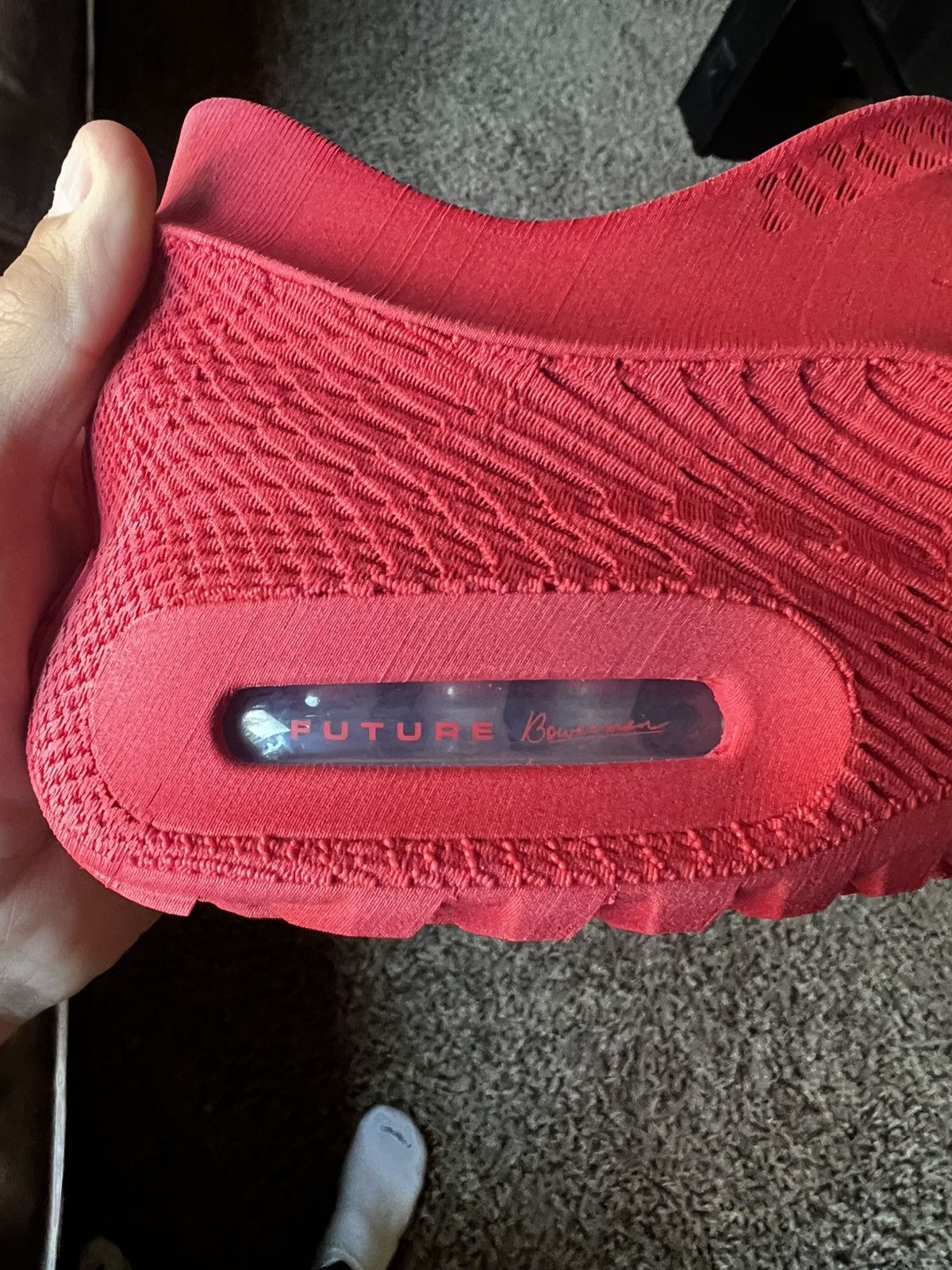 Nike 3D Printed Nike Air Max 1000 Red (Exclusive) Zellerfeld Size US 8 / EU 41 - 6 Thumbnail