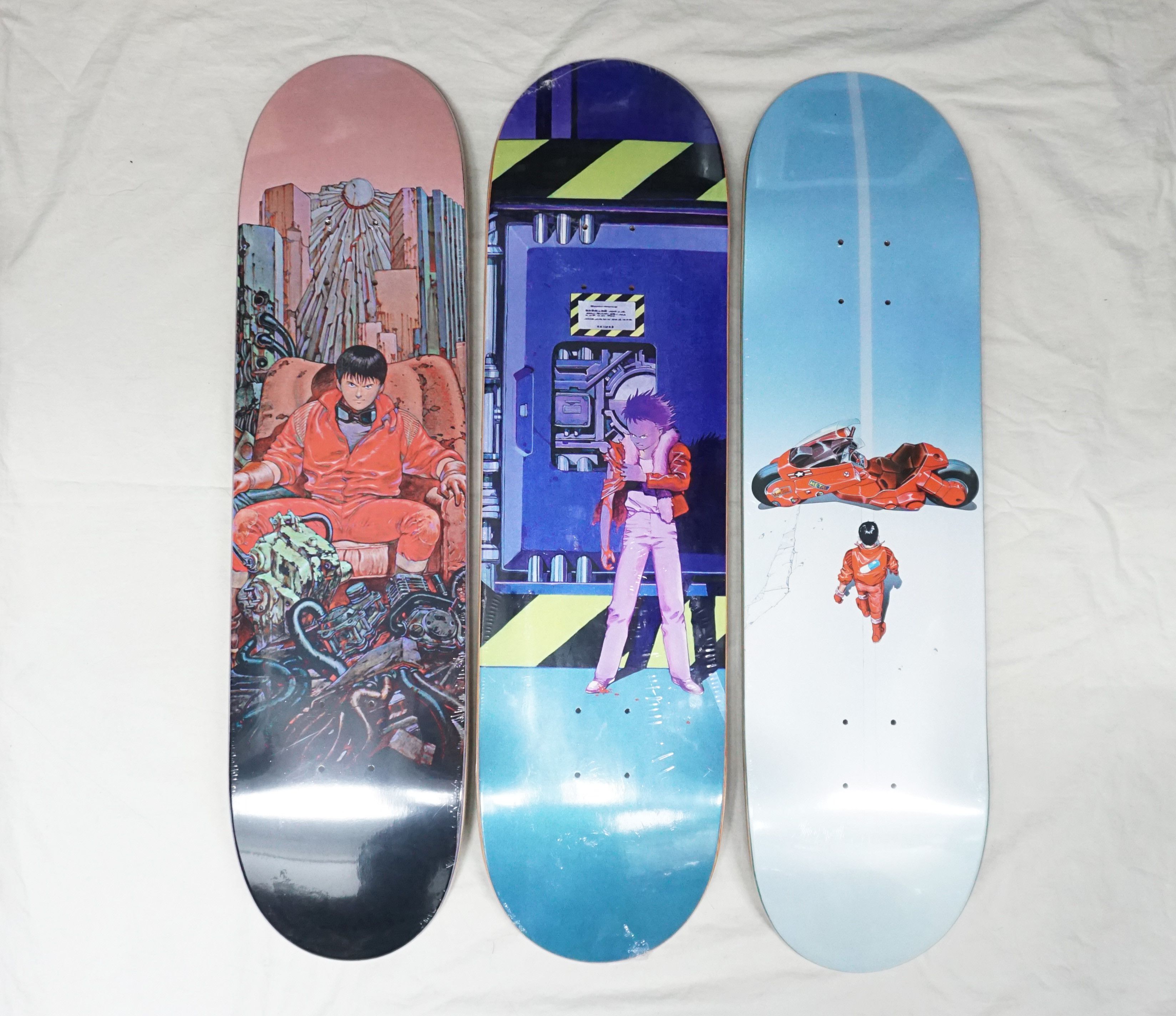 image of Akira X Hook-Ups Skateboard Deck (Set Of 3), Men's