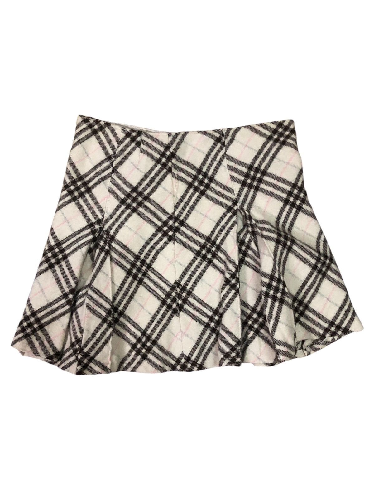 Burberry Burberry London Blue Label Nova Check Wool Skirt Size 28" / US 6 / IT 42 - 2 Thumbnail
