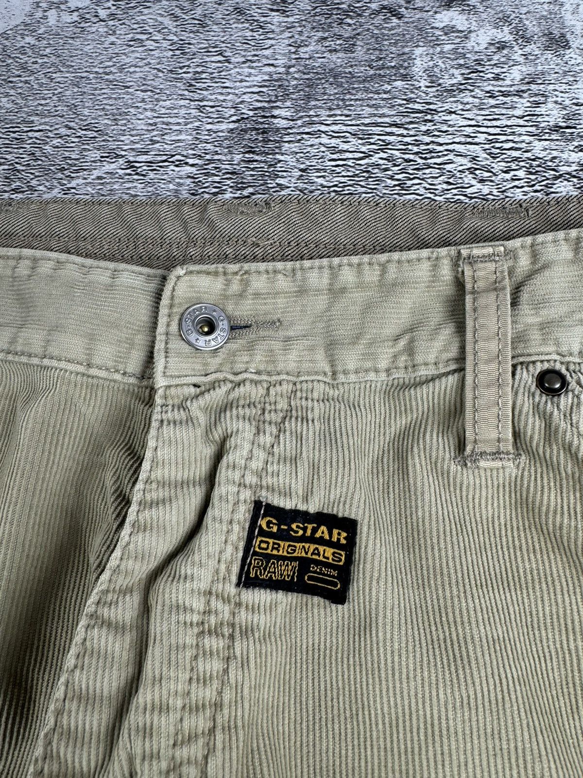 G-Star G-Star Denim Concept Elwood Velvet Y2K Pants Trousers Jeans Size US 33 - 13 Thumbnail