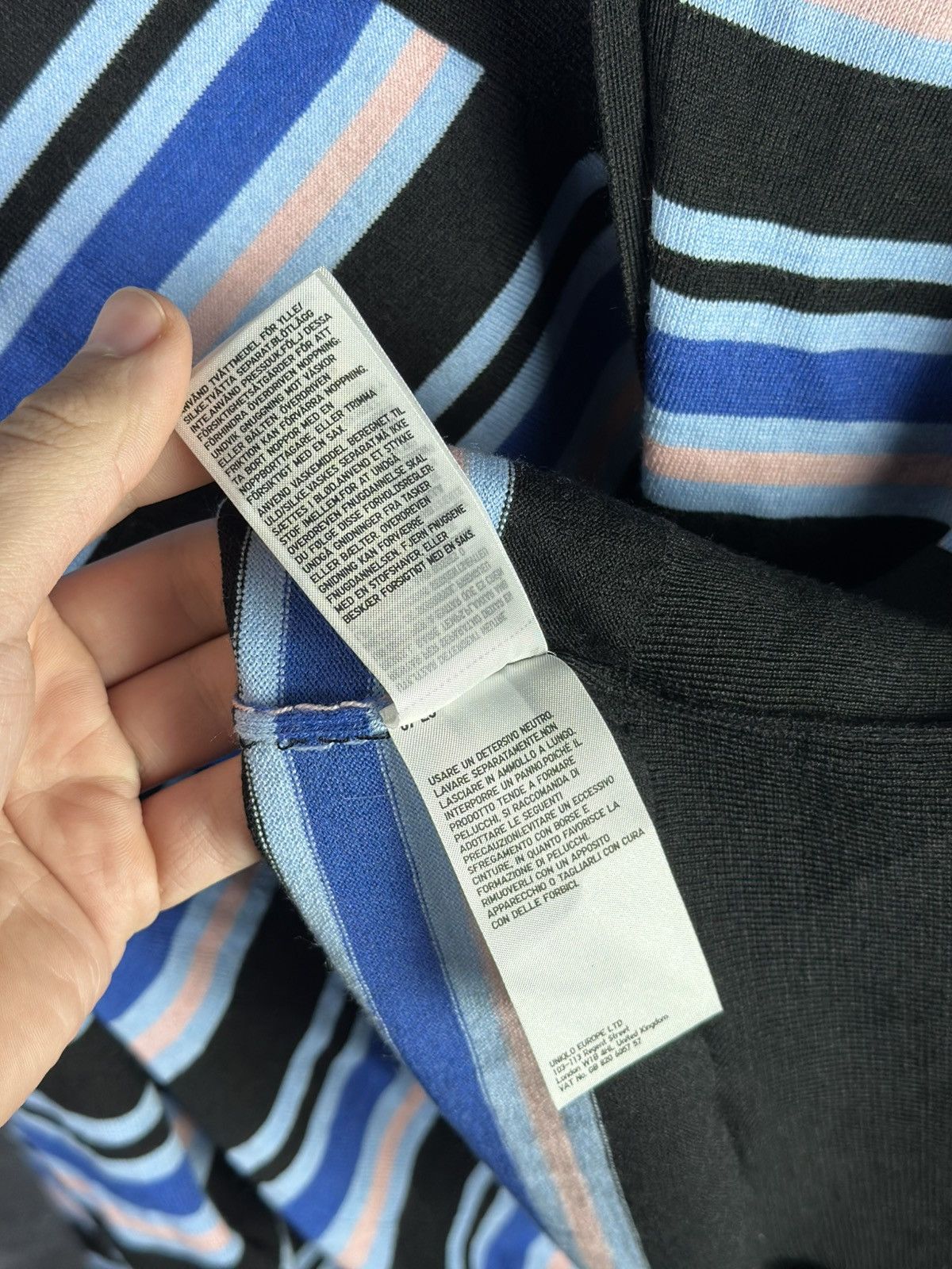 Marni × Uniqlo MARNI X Uniqlo Wool Striped Cardigan Sweater Men’s Size M Size US M / EU 48-50 / 2 - 9 Thumbnail