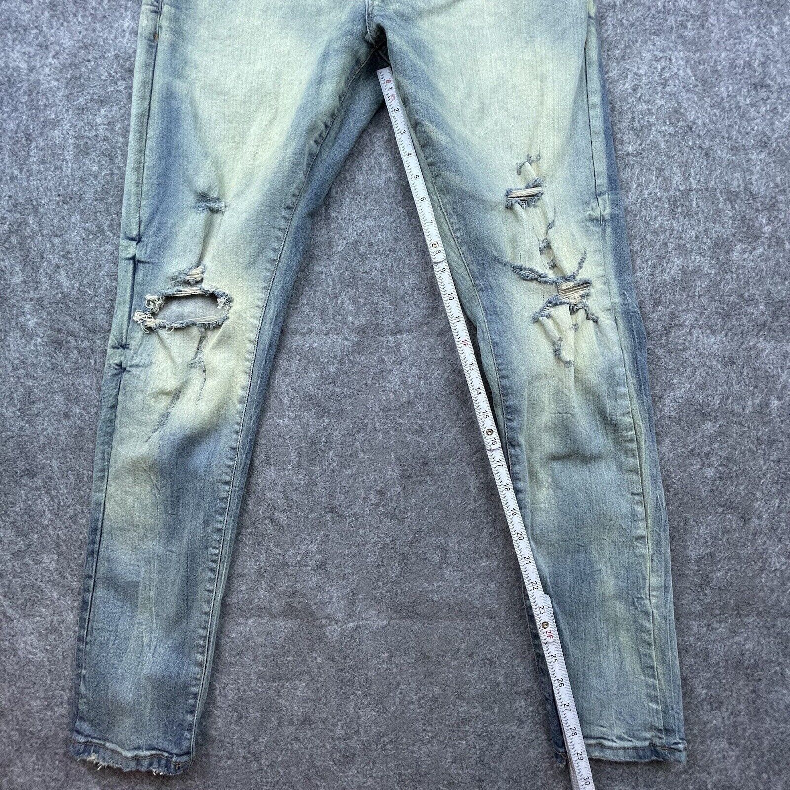 Jordan Craig Jordan Craig Jeans Mens 34/32 Ross Grunge Ripped Thrashed Size US 34 / EU 50 - 7 Thumbnail