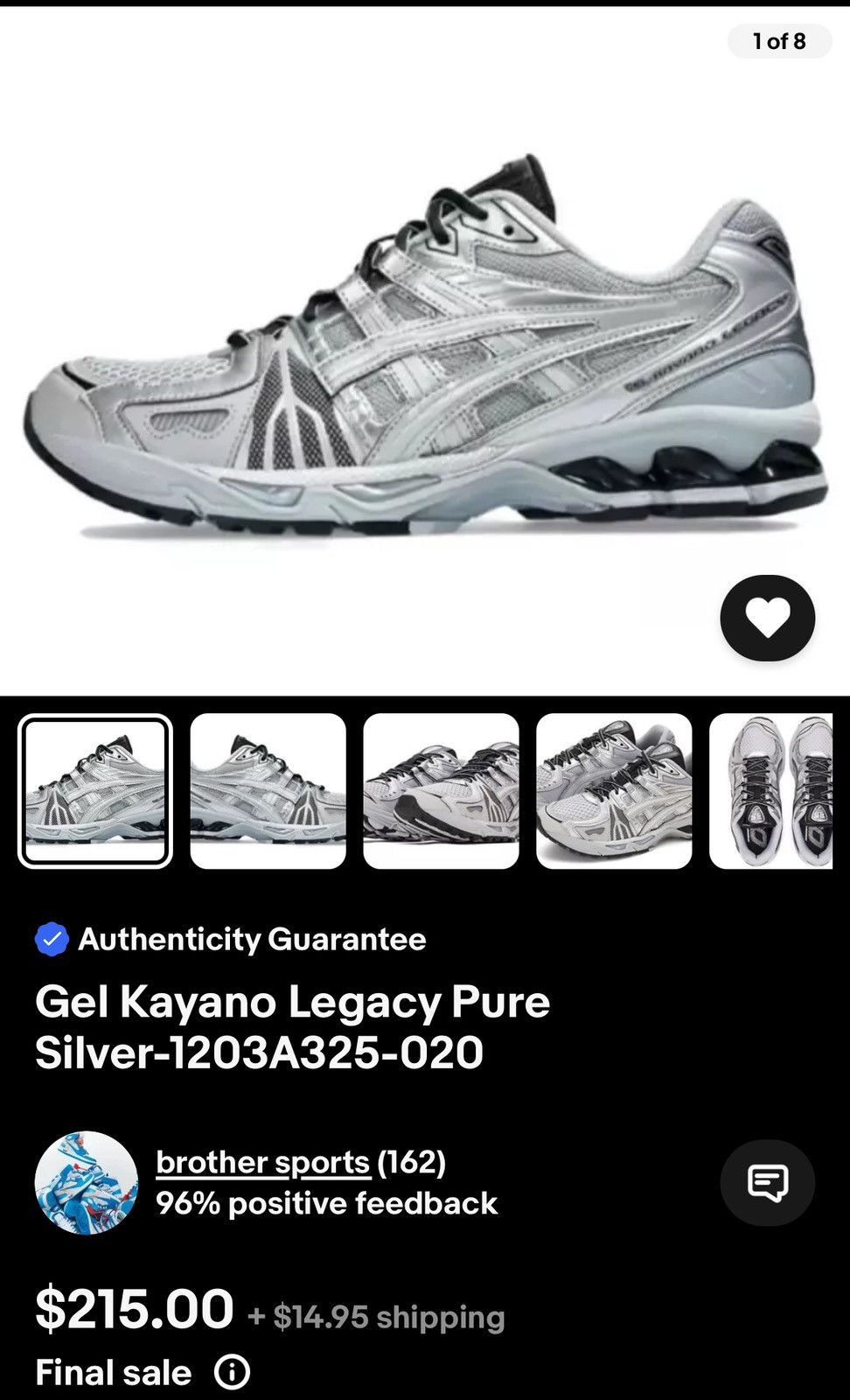 Asics ASICS KAYANO Legacy Size US 8.5 / EU 41-42 - 9 Thumbnail