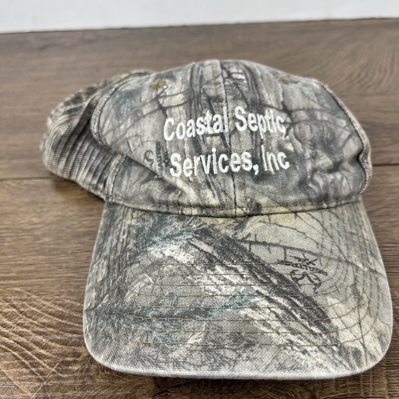 Other Costal Septic Services Hat Green Camo Adjustable Hat Green A Size ONE SIZE - 6 Thumbnail