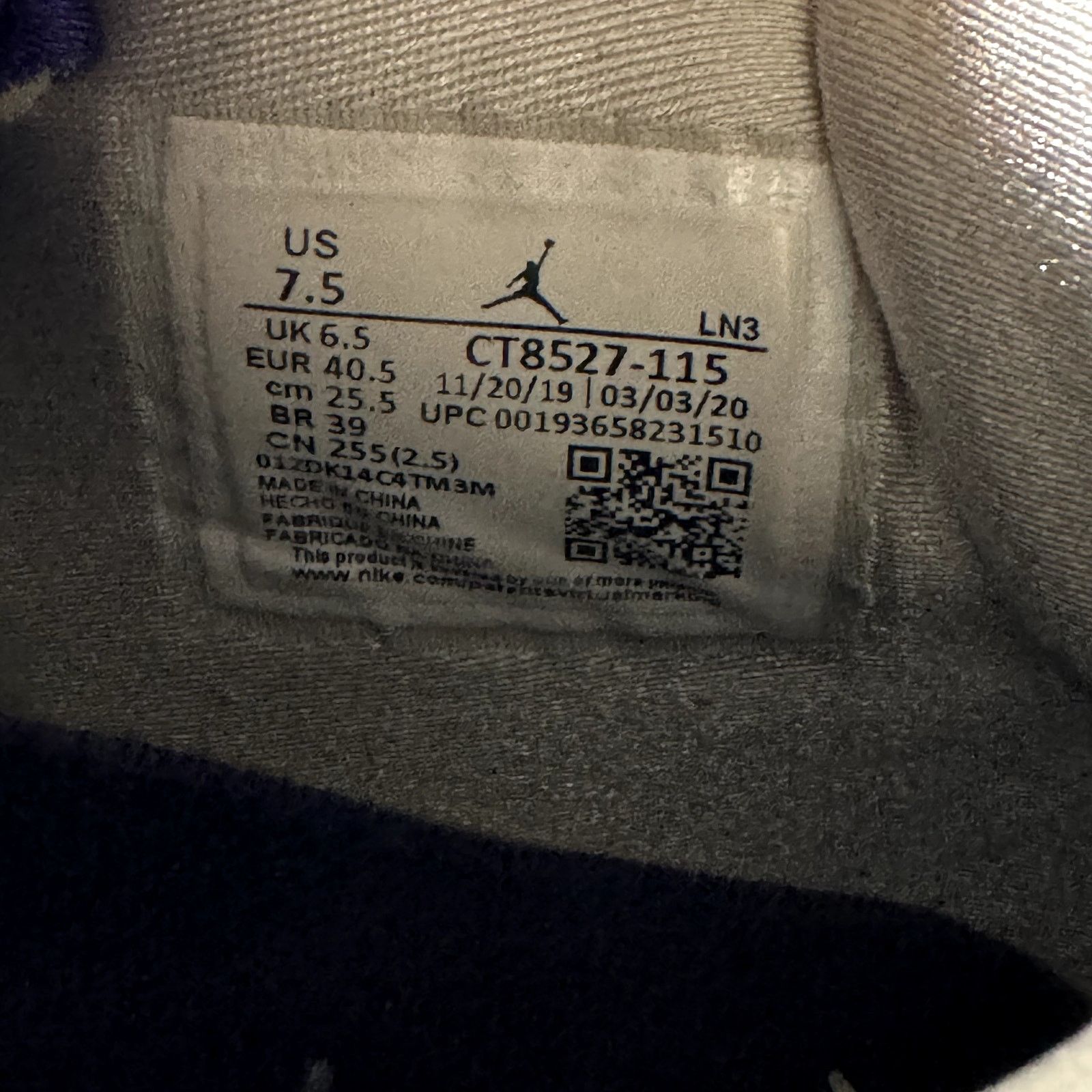 Jordan Brand × Nike Size 7.5 - Nike Air Jordan 4 Retro Purple Metallic 2020 Size US 7.5 / EU 40-41 - 7 Thumbnail