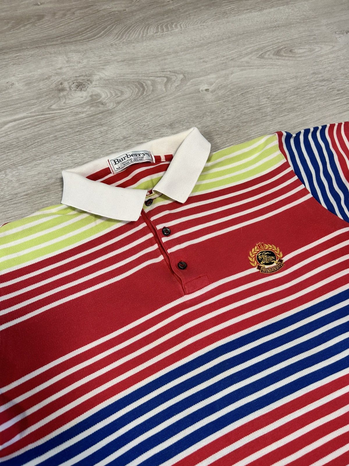 Burberry Vintage Burberrys London Polo Striped Size M UK product Size US M / EU 48-50 / 2 - 3 Thumbnail
