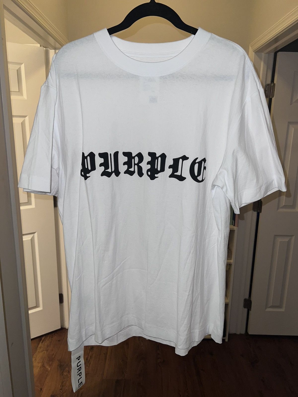 Purple Textured Jersey Logo Graphic T-Shirt Size US L / EU 52-54 / 3 - 1 Thumbnail