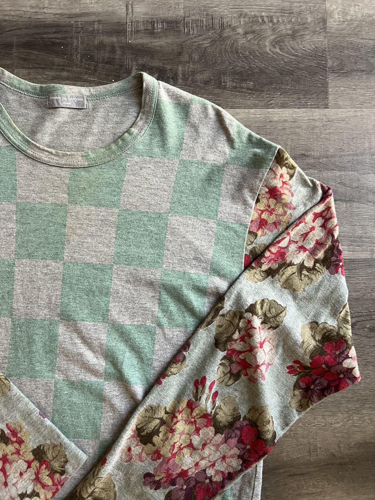Comme des Garcons 2002 Comme des Garcons floral sleeve shirt Size US M / EU 48-50 / 2 - 2 Thumbnail