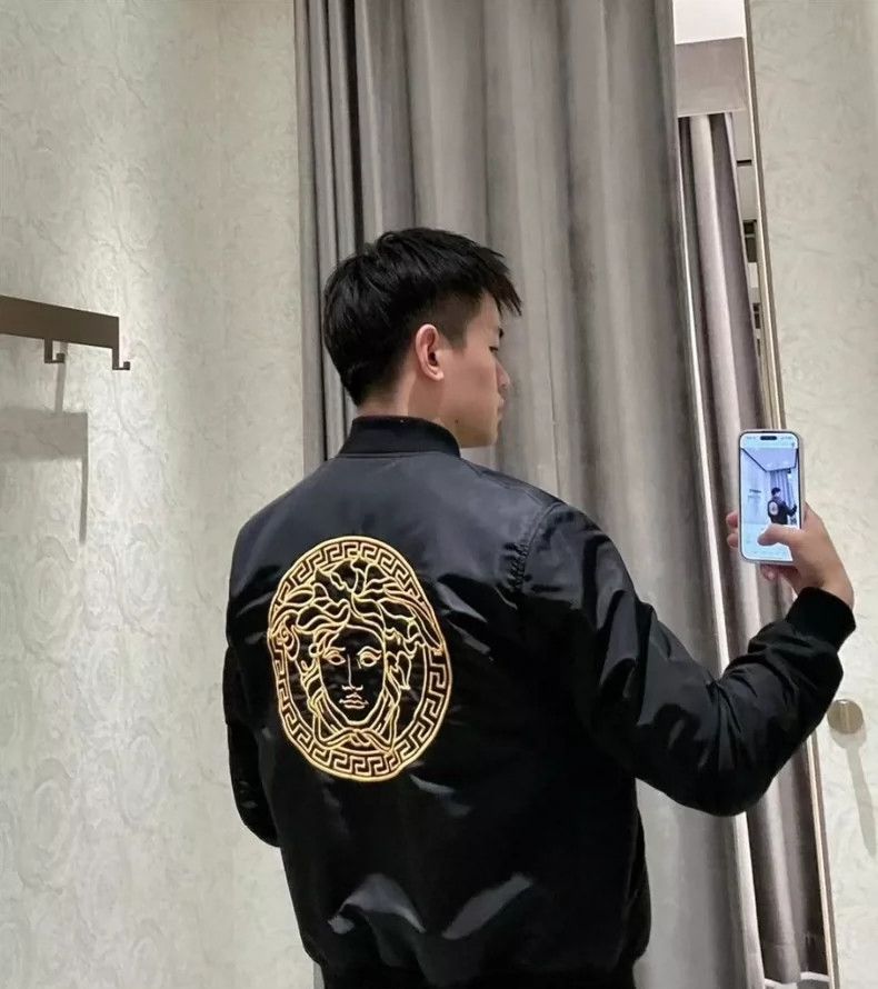 Versace Versace Embroidered Medusa head jacket cotton suit Size US L / EU 52-54 / 3 - 9 Thumbnail