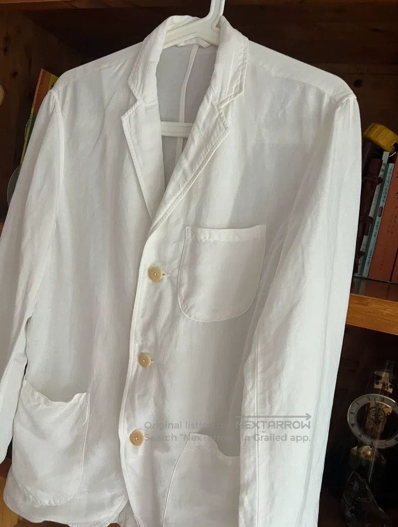 Kapital Kapital White linen suit casual jacket Size US M / EU 48-50 / 2 - 4 Thumbnail