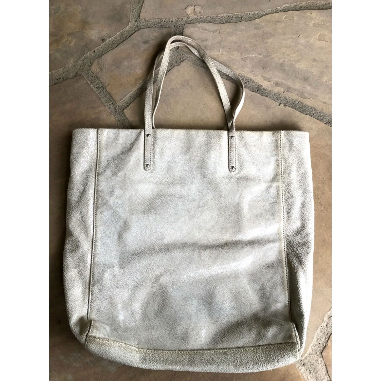 Vintage VINTAGE HALOGEN Women's Scale Embossed Genuine Leather Large Shoulder Bag Purse Size ONE SIZE - 7 Thumbnail