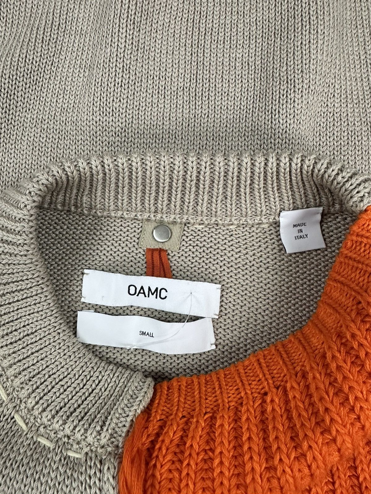 OAMC OAMC Sweater Mens Oversized Multicolor Designer Flayed Knit Size US S / EU 44-46 / 1 - 8 Thumbnail