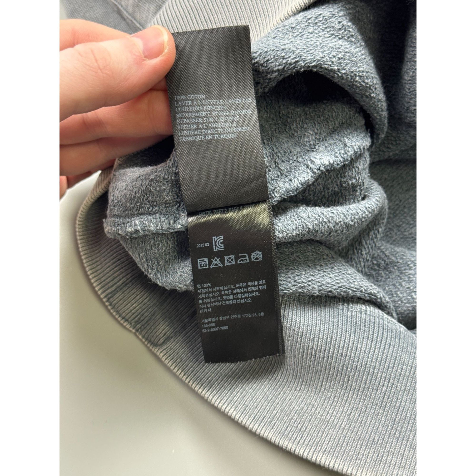 Allsaints All Saints Garment Dyed Short Sleeve Sweatshirt (Y1183) Size US M / EU 48-50 / 2 - 9 Thumbnail