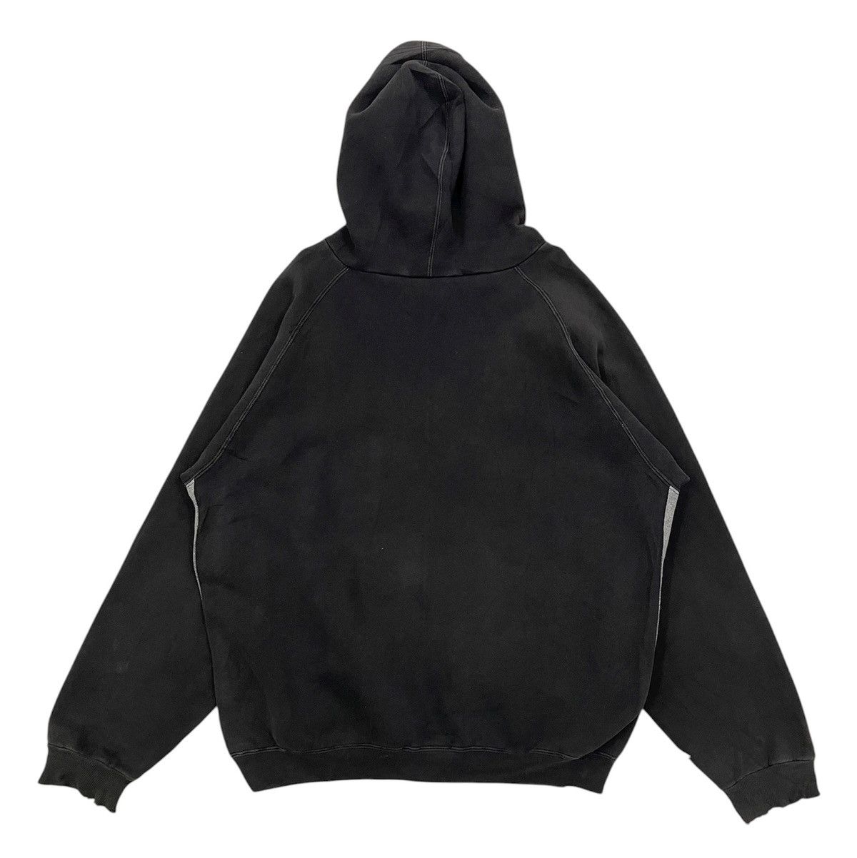 Adidas Vintage 90s Adidas Side Tape Hoodie Made in Usa Size US M / EU 48-50 / 2 - 2 Thumbnail