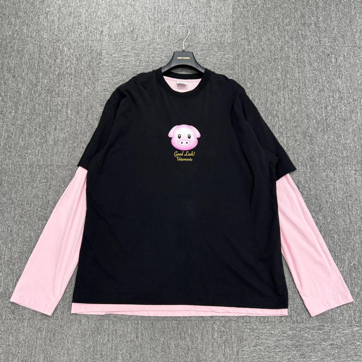Vetements Vetements Pink Pig Layered Long Sleeve Top Size US XS / EU 42 / 0 - 1 Thumbnail