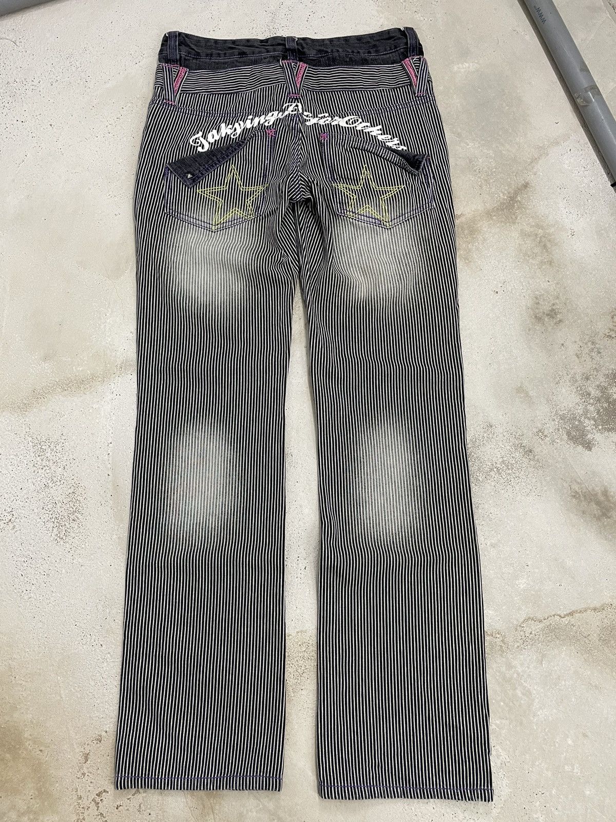 Hysteric Glamour × Japanese Brand Baby Gal Hickory Clone Devgru Y2K Surf Denim Size US 29 - 1 Thumbnail