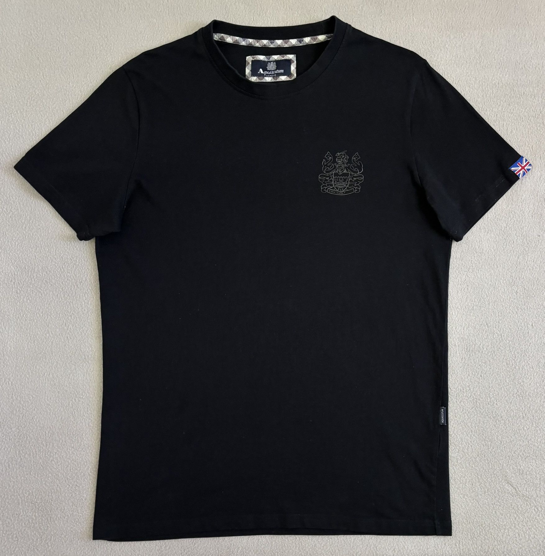 Aquascutum Aquascutum Black T-shirt Large Size US L / EU 52-54 / 3 - 5 Thumbnail