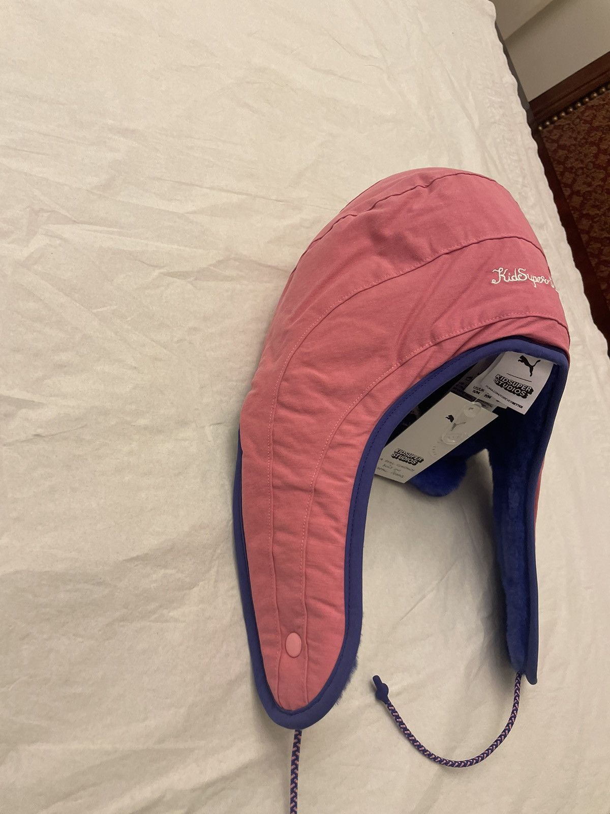 KidSuper × Puma Kidsuper Pink Trapper Cap Size ONE SIZE - 5 Thumbnail