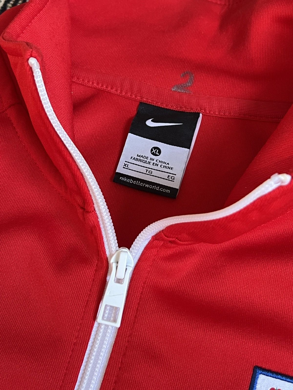 Nike Nike Team England 2016 Evro Football Soccer Anthem Track Top Size US XL / EU 56 / 4 - 9 Thumbnail