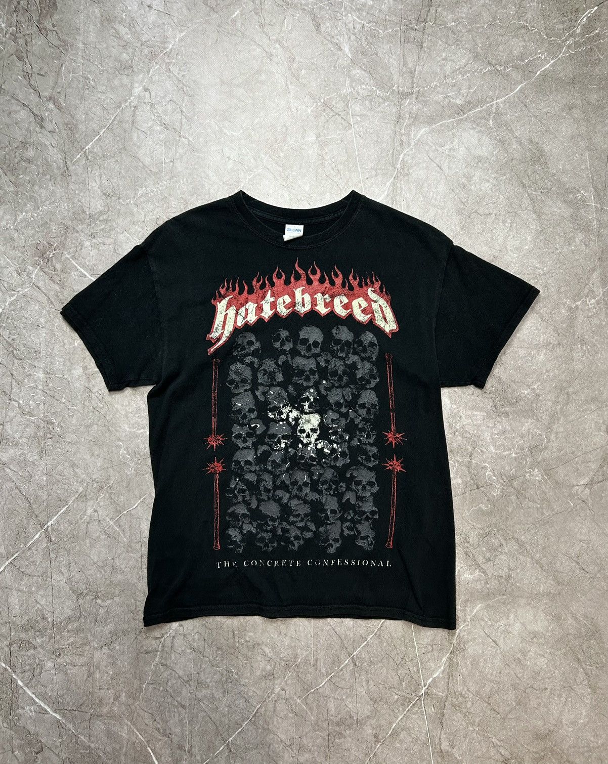 Band Tees × Vintage Vintage Y2KLEDZEPPELIN Hatebreed Rare Band Rock Tee Size US M / EU 48-50 / 2 - 2 Thumbnail