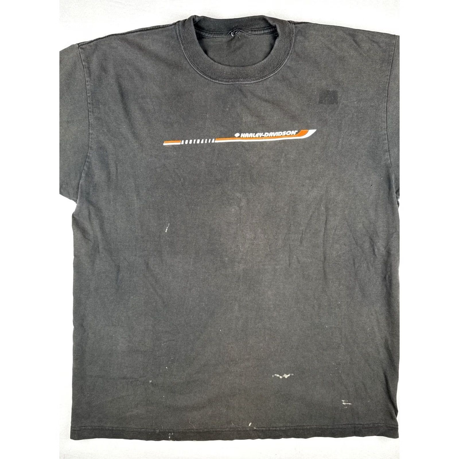 Harley Davidson VINTAGE Harley-Davidson Australia T Shirt Faded Distressed Biker Tee Size L Size US L / EU 52-54 / 3 - 3 Thumbnail