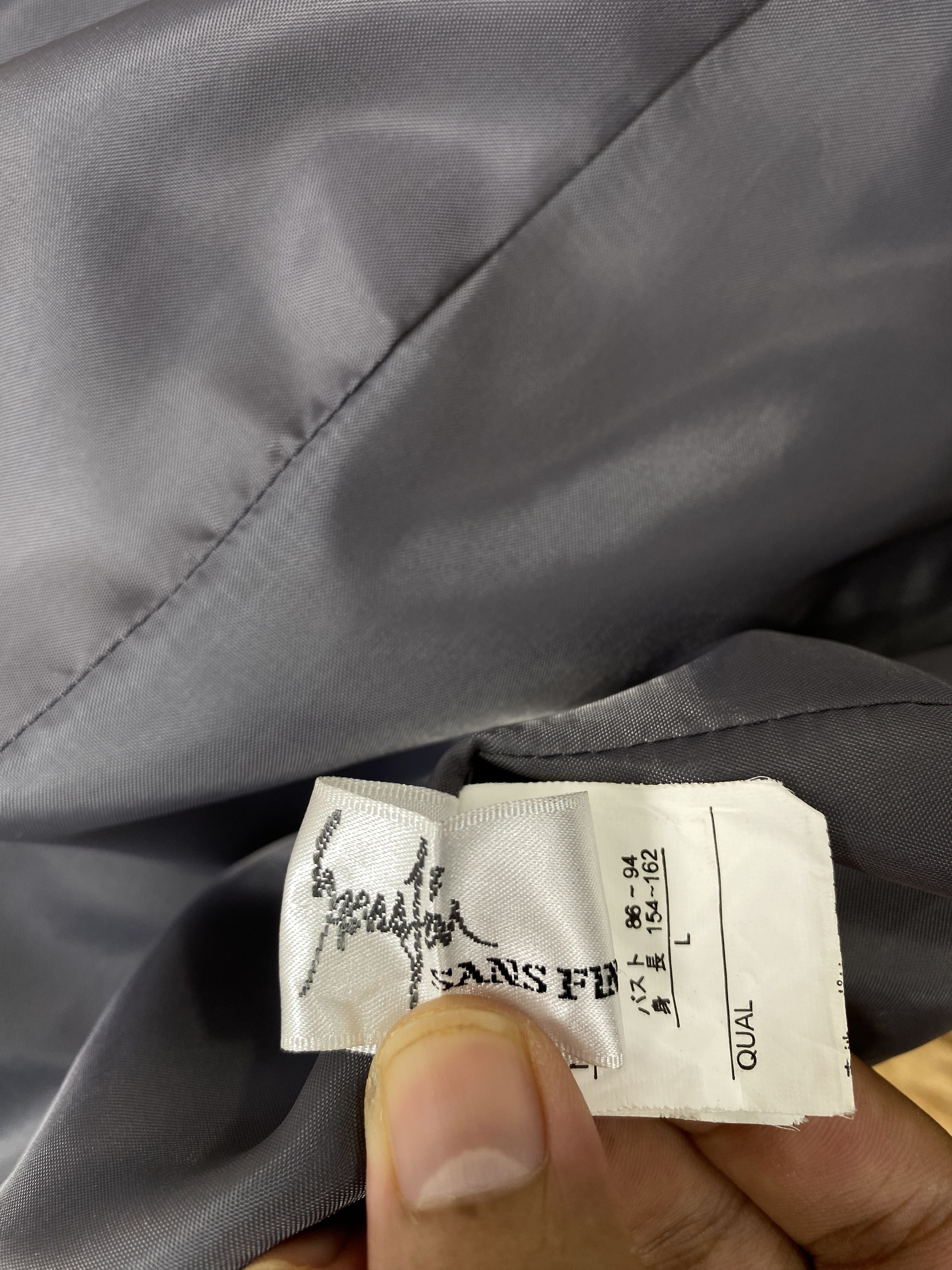 Japanese Brand Vintage Sans Fin Long Jacket J2019 Size US S / EU 44-46 / 1 - 7 Thumbnail
