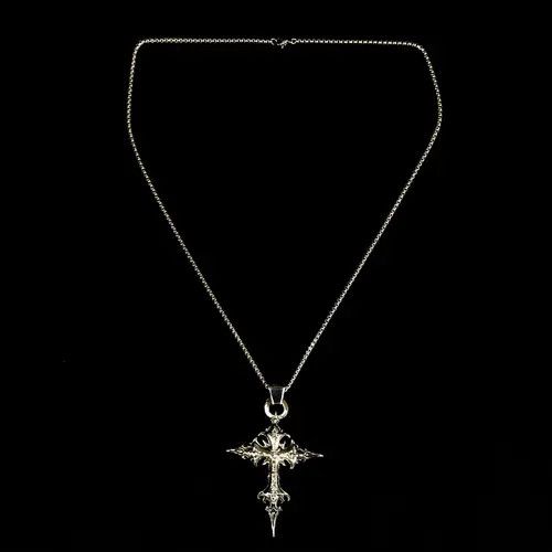 Jewelry Kawamura x Rei Skeleton Cross Skull Necklace Gothic Chain Size ONE SIZE - 6 Thumbnail