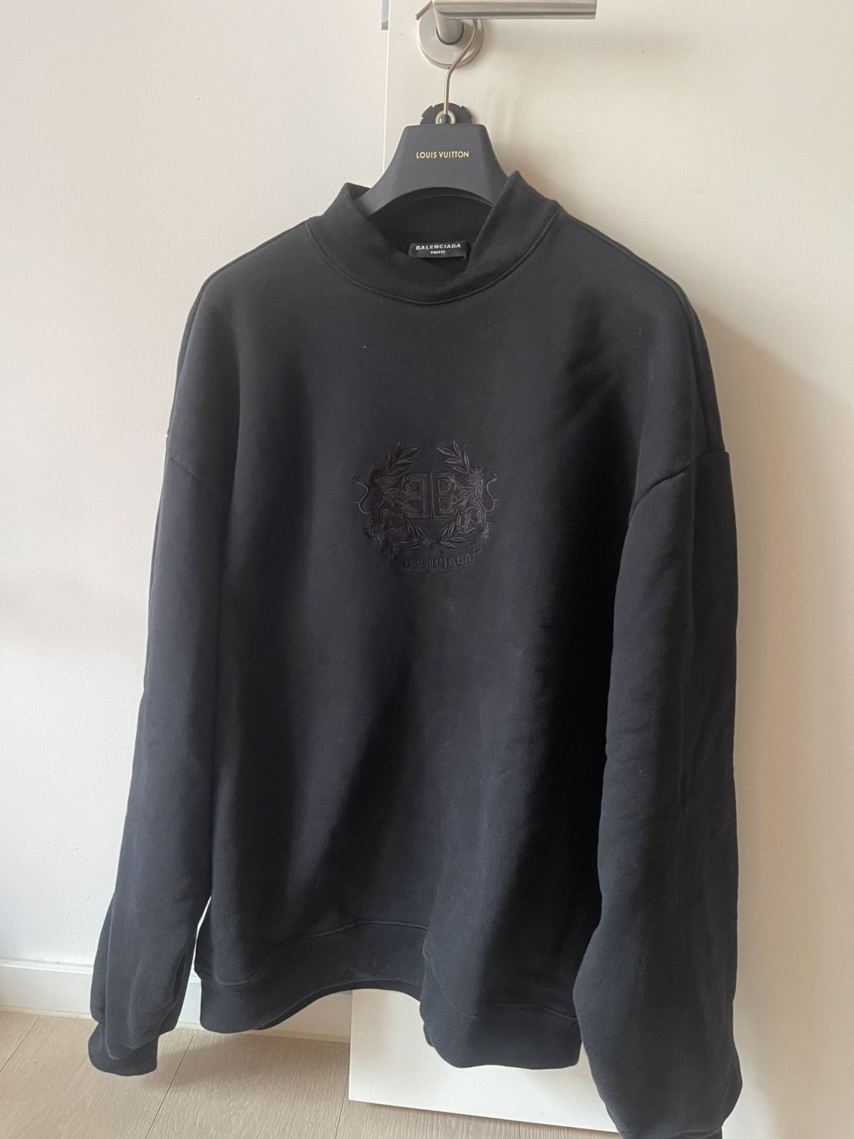 Image of Original Balenciaga Hoodie Size Xs Oversized Sold Out in Black, Men's