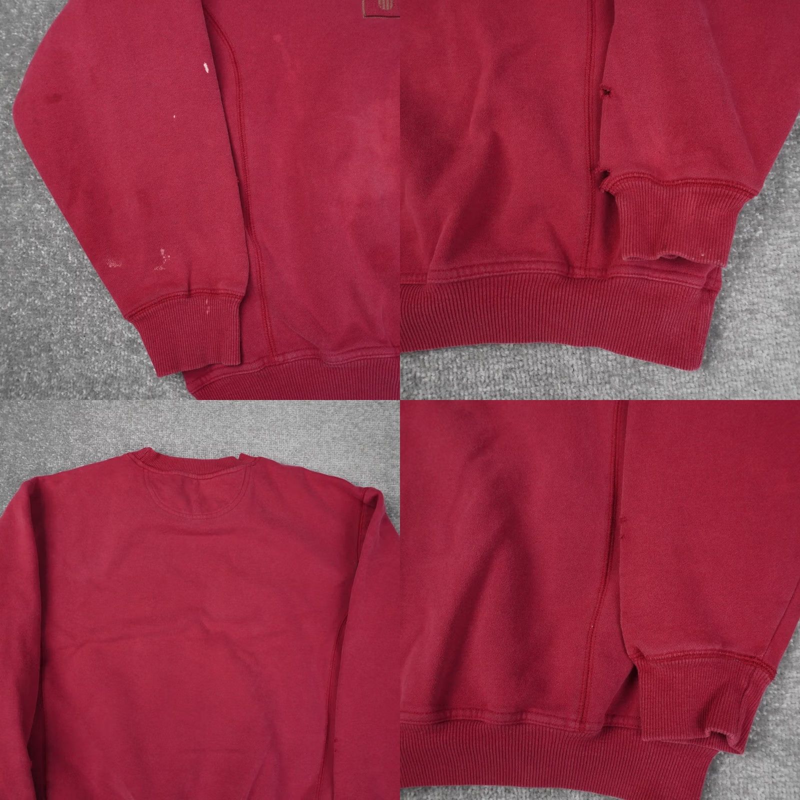 Fila VINTAGE FILA Logo Spellout Mens Large Red Long Sleeve Pullover Sweatshirt Size US L / EU 52-54 / 3 - 8 Thumbnail