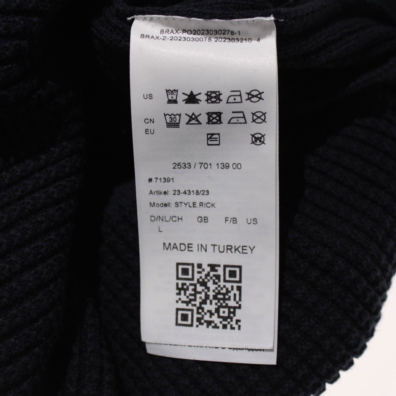 BRAX BRAX Sweater Size US L in Blue Size US L / EU 52-54 / 3 - 8 Thumbnail