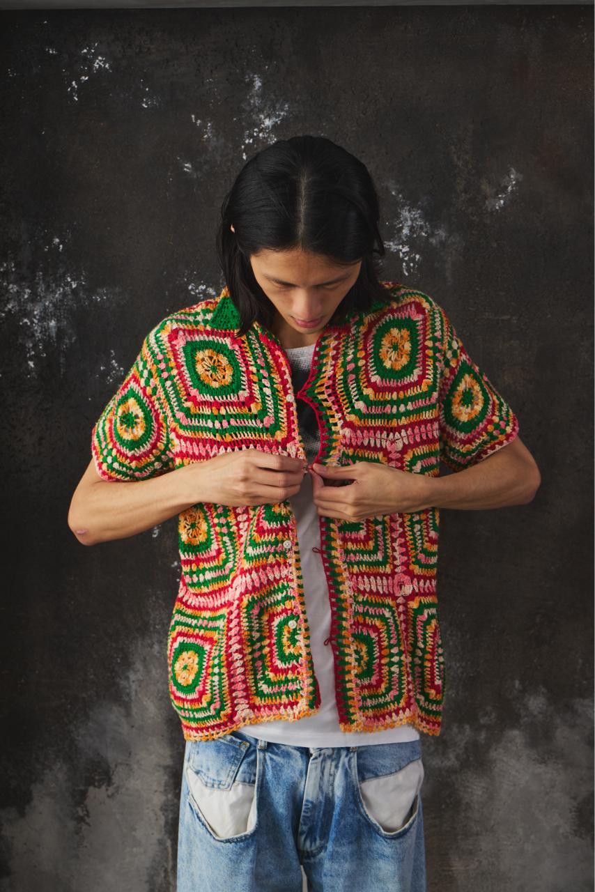 Bode Bode Manchester Crochet Short-Sleeve Shirt Size US S / EU 44-46 / 1 - 2 Thumbnail