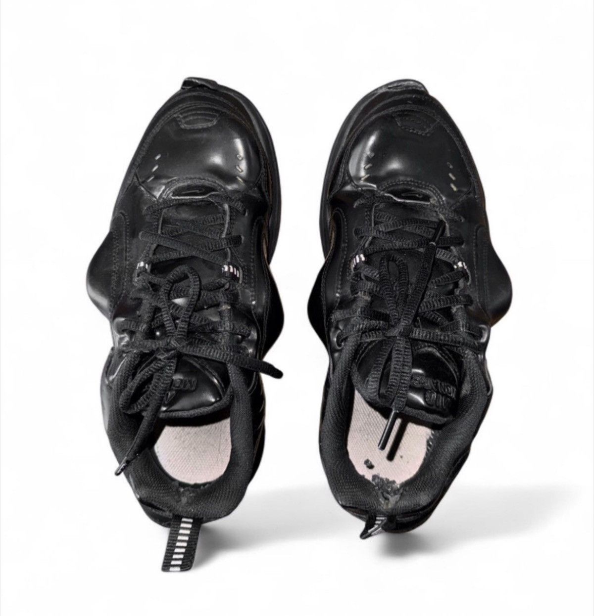 Martine Rose × Nike Nike Air Monarch IV Martine Rose Triple Black Men’s Size US 6 / EU 39 - 3 Thumbnail