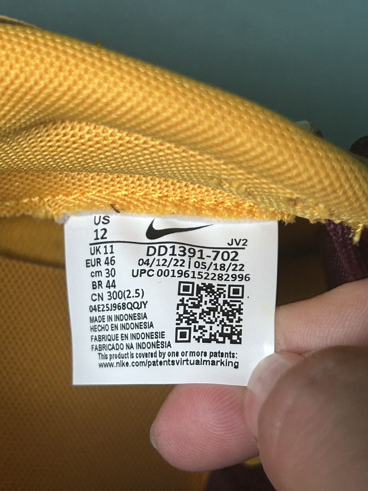 Nike Nike Dunk Low Arizona State 2022 Size US 12 / EU 45 - 10 Thumbnail