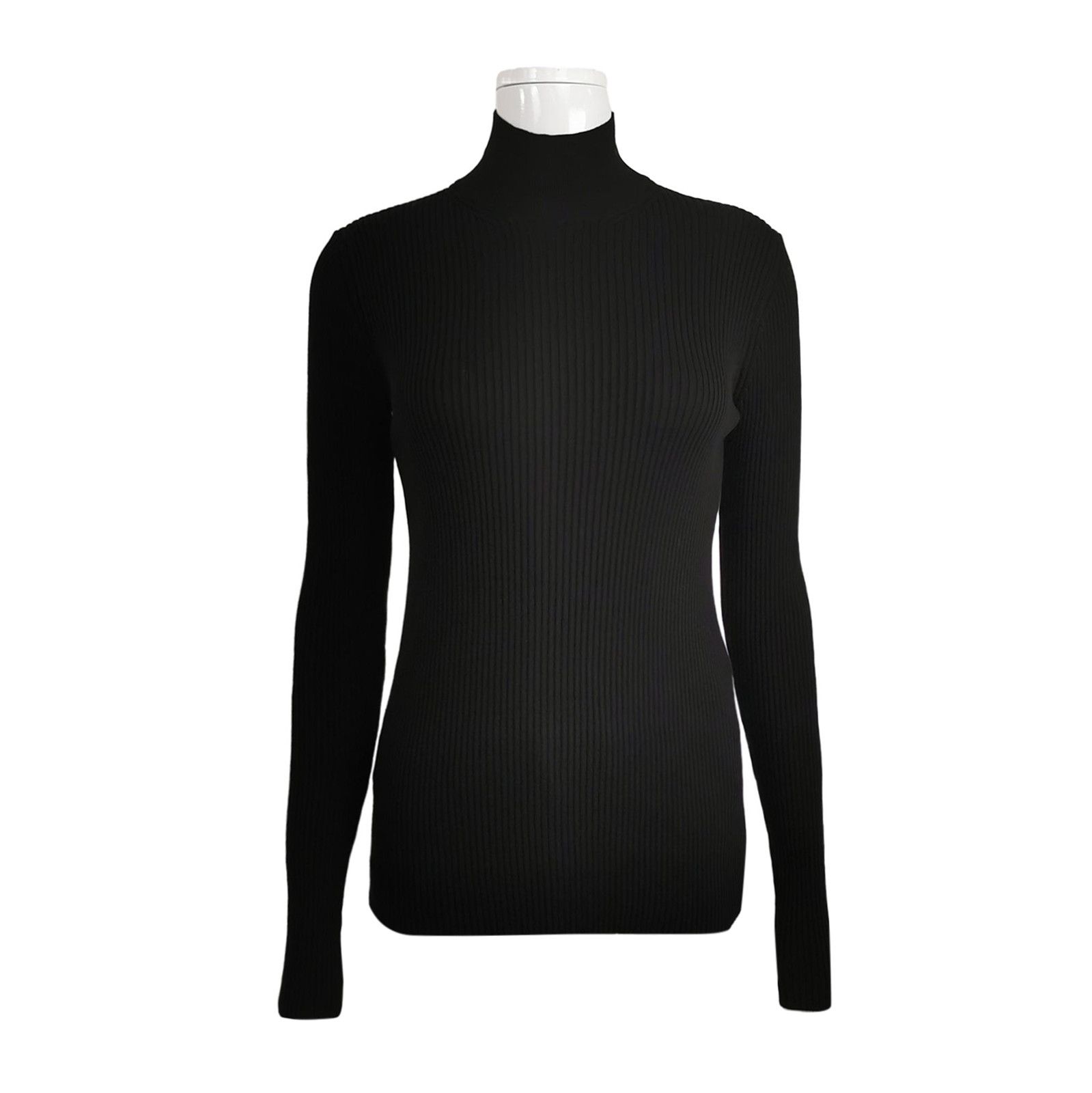 Prada Prada Black Cotton Turtleneck Sweater Size 36 0089 Size XS / US 0-2 / IT 36-38 - 1 Thumbnail