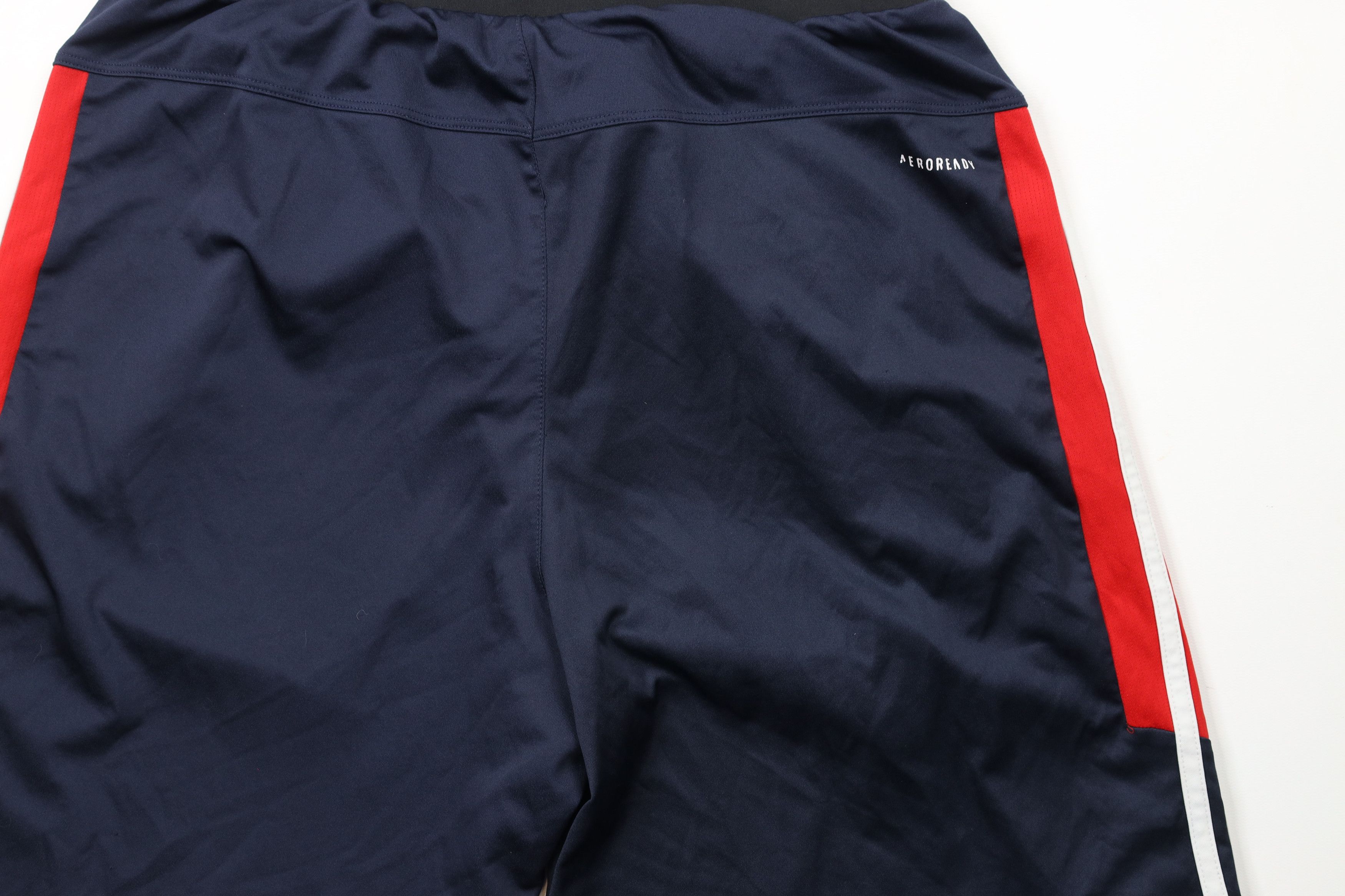 Adidas × Vintage Vintage Adidas Striped Running Jogging Soccer Shorts Blue Size US 32 / EU 48 - 10 Thumbnail