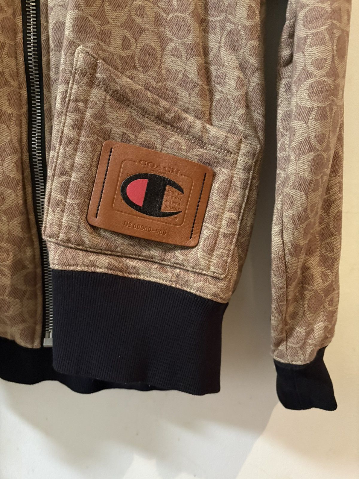 Coach Coach X Champion brown monogram zip up hoodie Size US M / EU 48-50 / 2 - 2 Thumbnail