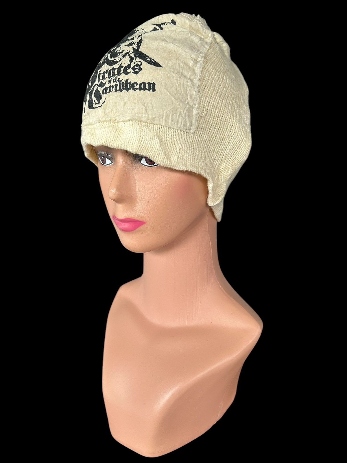 Japanese Brand × Kapital × Vintage Pirates Of The Caribbean Beanie Hats snowcap Size ONE SIZE - 8 Thumbnail