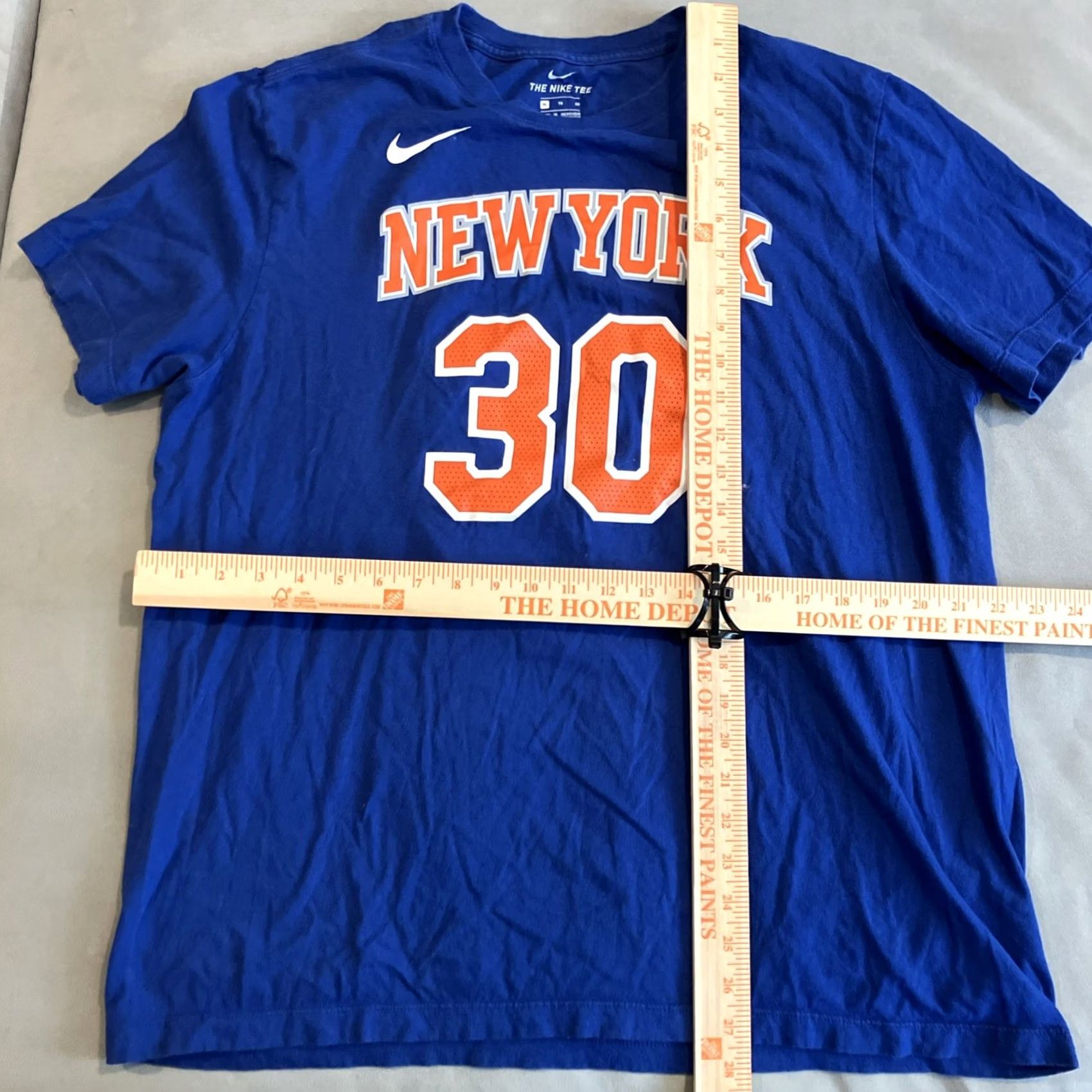 Nike Nike Shirt Mens XL Blue New York Knicks Julius Randle Player Jersey Men Size US XL / EU 56 / 4 - 4 Thumbnail