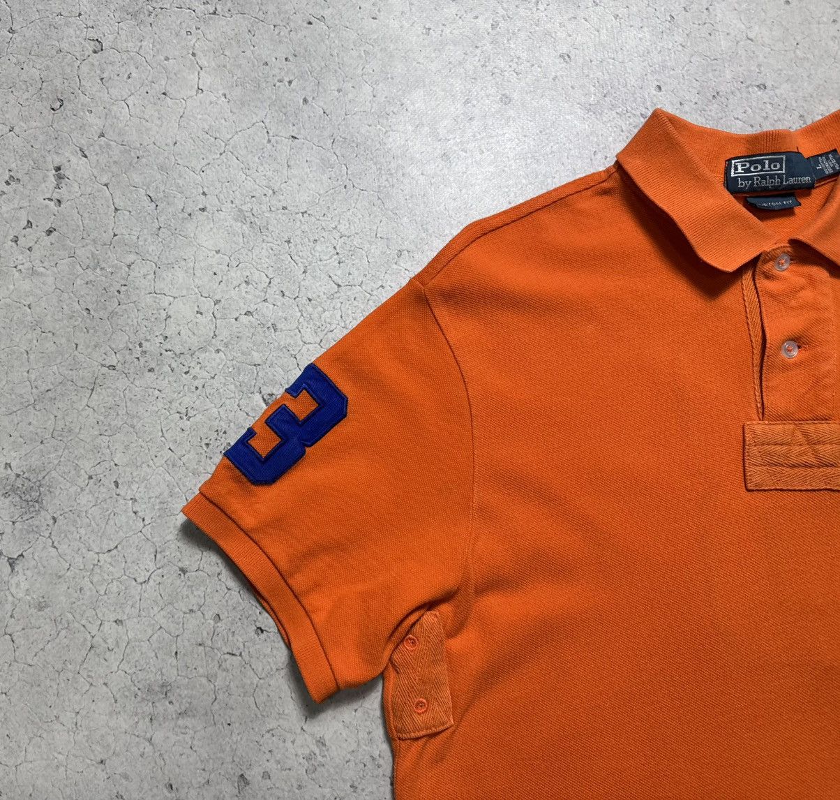 Polo Ralph Lauren Polo Ralph Lauren Big Pony #3 Vintage Polo Shirt Size L Size US L / EU 52-54 / 3 - 3 Thumbnail